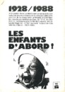 Dossier de présentation <em>Les Enfants d'abord</em>. [Exposition] Cirac, 1988